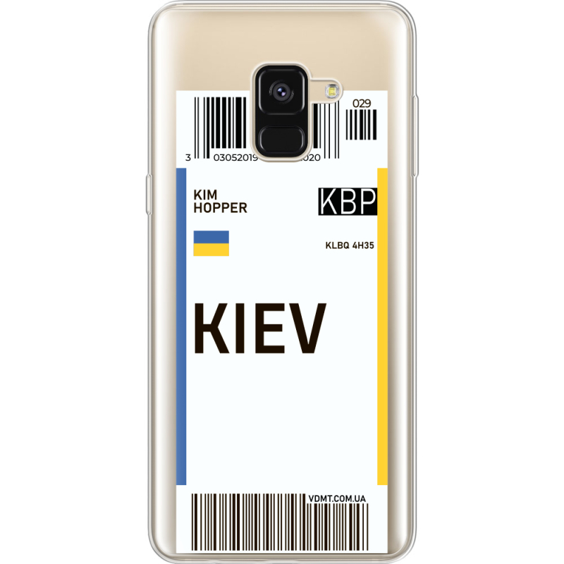 Прозрачный чехол Uprint Samsung A530 Galaxy A8 (2018) Ticket Kiev