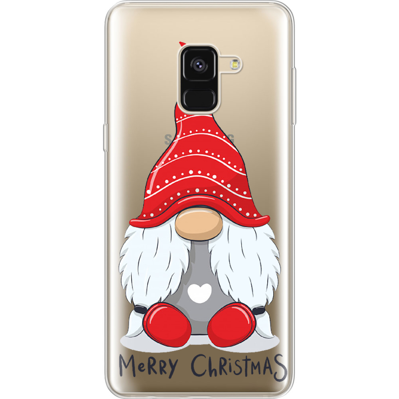 Прозрачный чехол Uprint Samsung A530 Galaxy A8 (2018) Christmas Dwarf