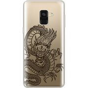 Прозрачный чехол Uprint Samsung A530 Galaxy A8 (2018) Chinese Dragon