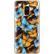 Прозрачный чехол Uprint Samsung A530 Galaxy A8 (2018) Butterfly Morpho