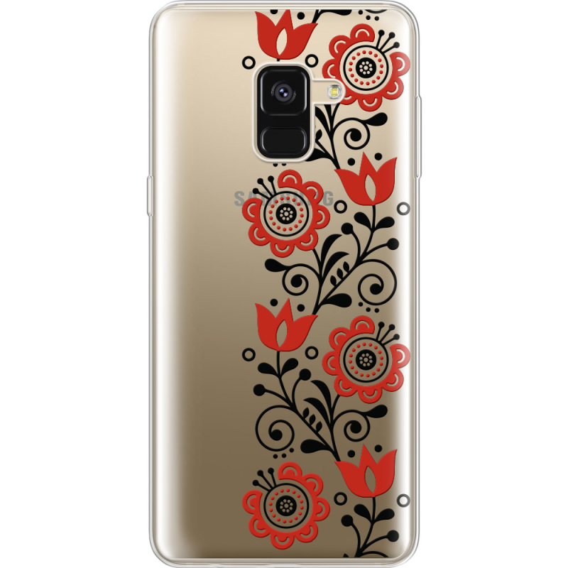 Прозрачный чехол Uprint Samsung A530 Galaxy A8 (2018) Ethno Ornament