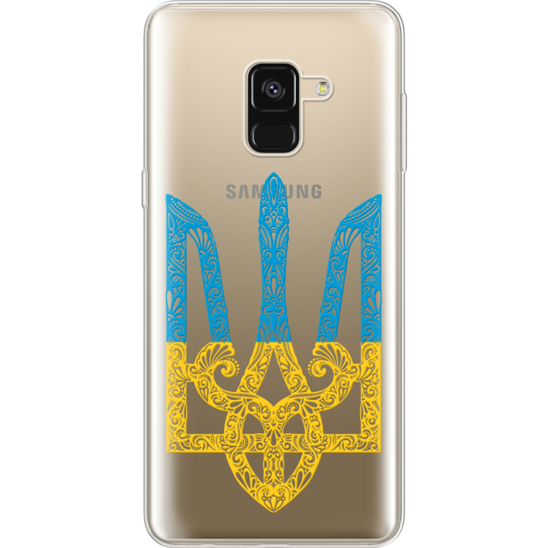 Прозрачный чехол Uprint Samsung A530 Galaxy A8 (2018) Gold Trident