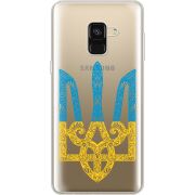 Прозрачный чехол Uprint Samsung A530 Galaxy A8 (2018) Gold Trident