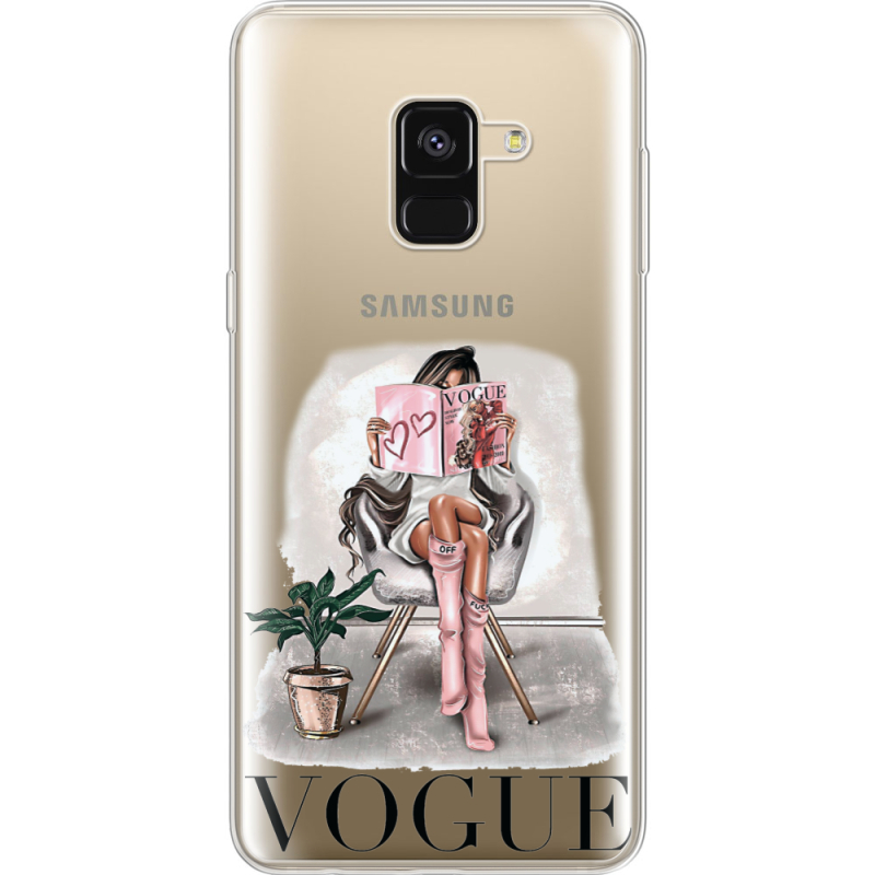Прозрачный чехол Uprint Samsung A530 Galaxy A8 (2018) VOGUE