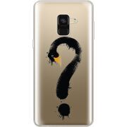 Прозрачный чехол Uprint Samsung A530 Galaxy A8 (2018) Swan question