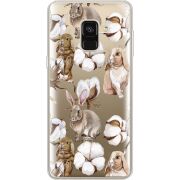 Прозрачный чехол Uprint Samsung A530 Galaxy A8 (2018) Cotton and Rabbits
