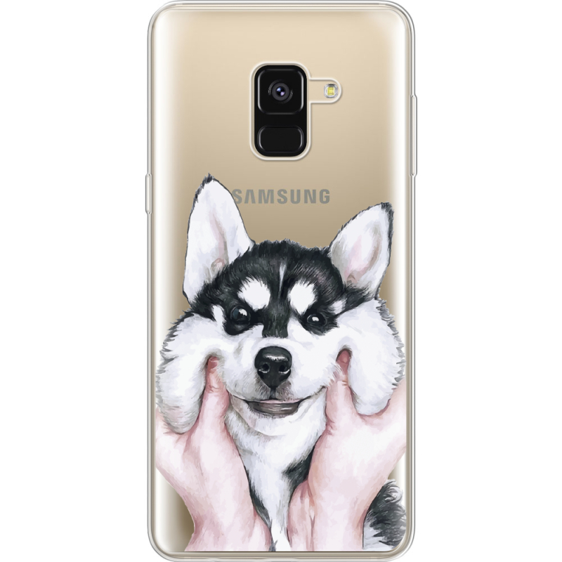 Прозрачный чехол Uprint Samsung A530 Galaxy A8 (2018) Husky