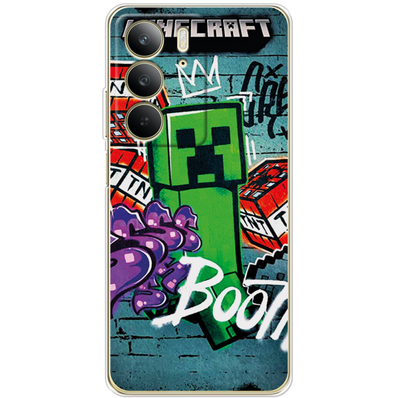 Чохол BoxFace Realme C75 Minecraft Graffiti