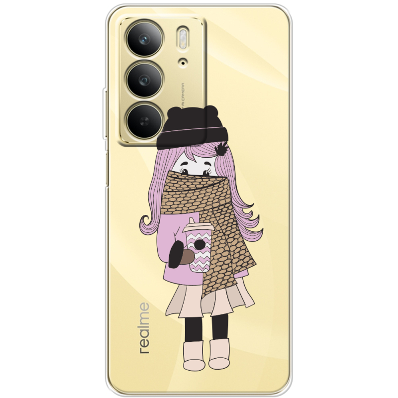 Прозорий чохол BoxFace Realme C75 Winter Morning Girl