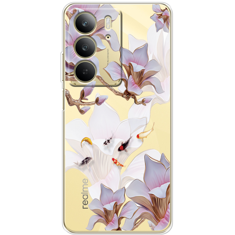 Прозорий чохол BoxFace Realme C75 Chinese Magnolia