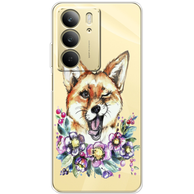 Прозорий чохол BoxFace Realme C75 Winking Fox