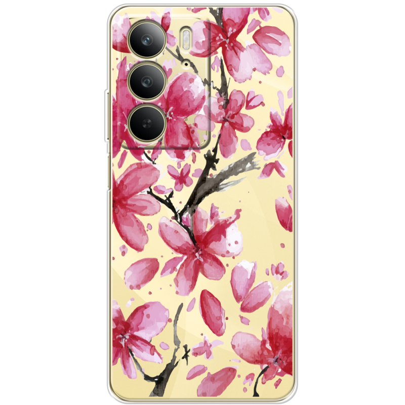 Прозорий чохол BoxFace Realme C75 Pink Magnolia