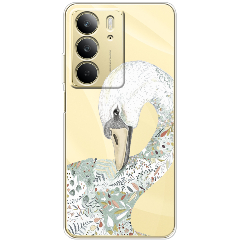 Прозорий чохол BoxFace Realme C75 Swan
