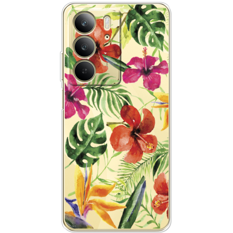 Прозорий чохол BoxFace Realme C75 Tropical Flowers