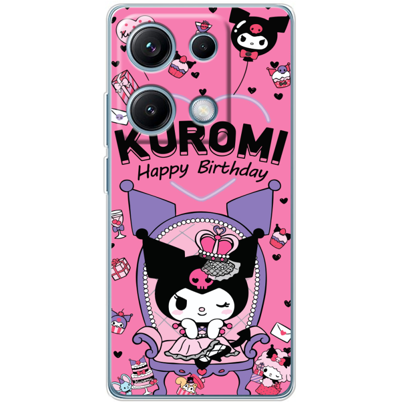 Чохол BoxFace Xiaomi Redmi Note 14S День народження Kuromi