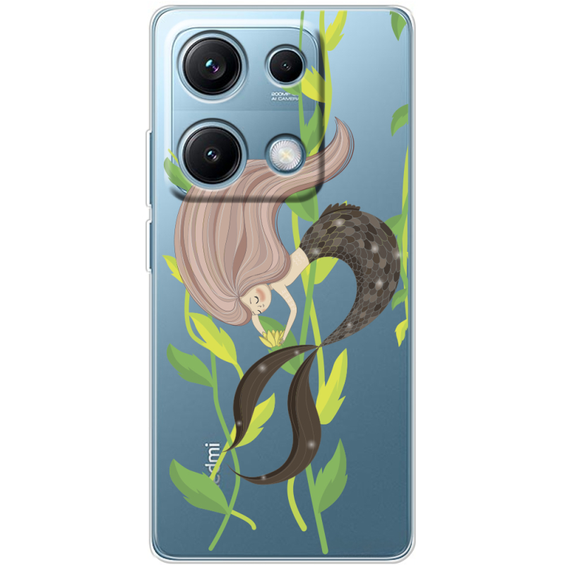 Прозорий чохол BoxFace Xiaomi Redmi Note 14S Cute Mermaid
