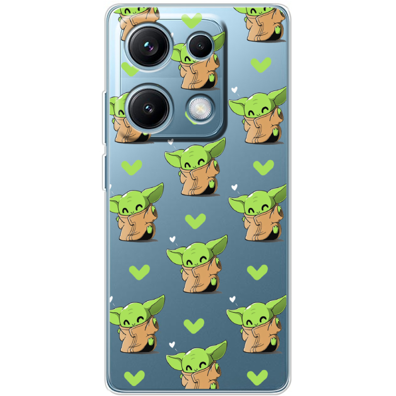 Прозорий чохол BoxFace Xiaomi Redmi Note 14S Pattern Baby Yoda