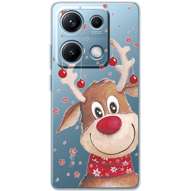 Прозорий чохол BoxFace Xiaomi Redmi Note 14S Winter Deer