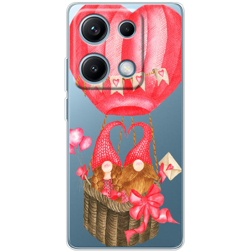 Прозорий чохол BoxFace Xiaomi Redmi Note 14S Valentine Dwarfs