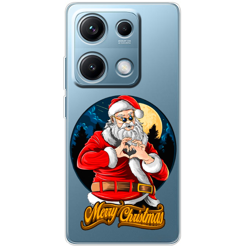 Прозорий чохол BoxFace Xiaomi Redmi Note 14S Cool Santa