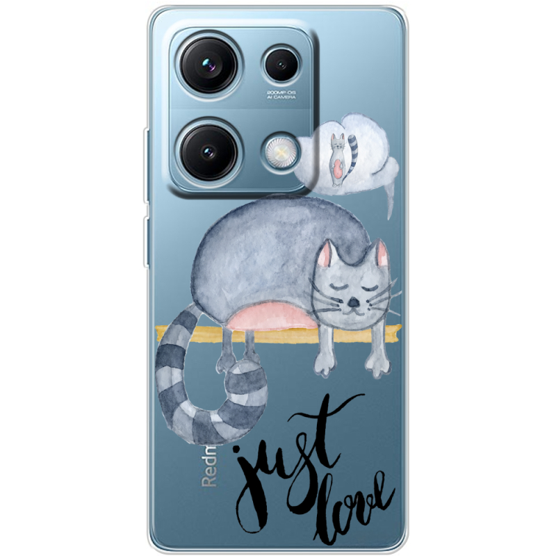 Прозорий чохол BoxFace Xiaomi Redmi Note 14S Just Love