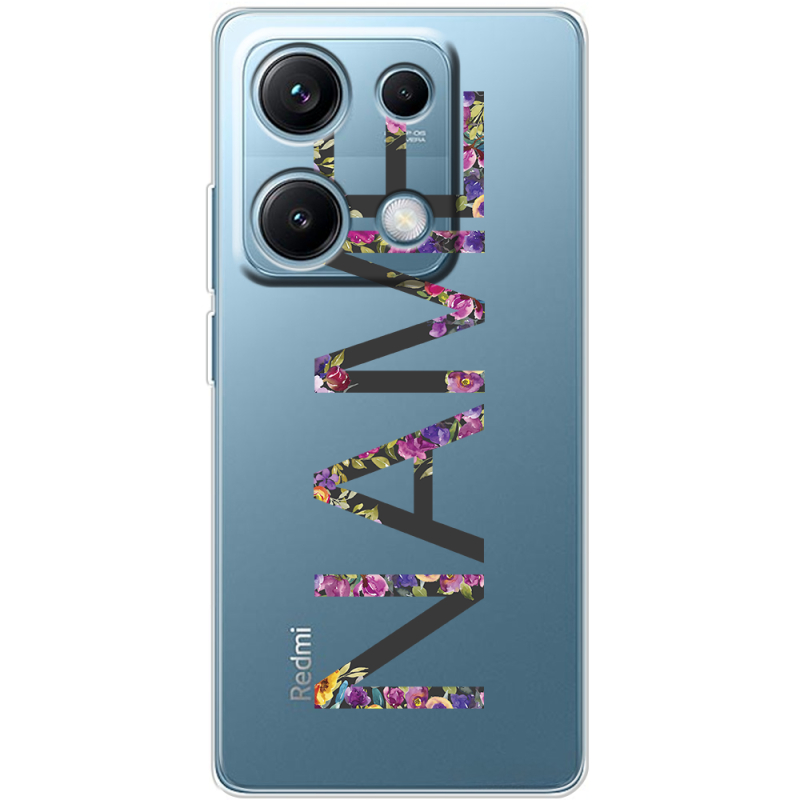 Прозорий чохол BoxFace Xiaomi Redmi Note 14S Именной