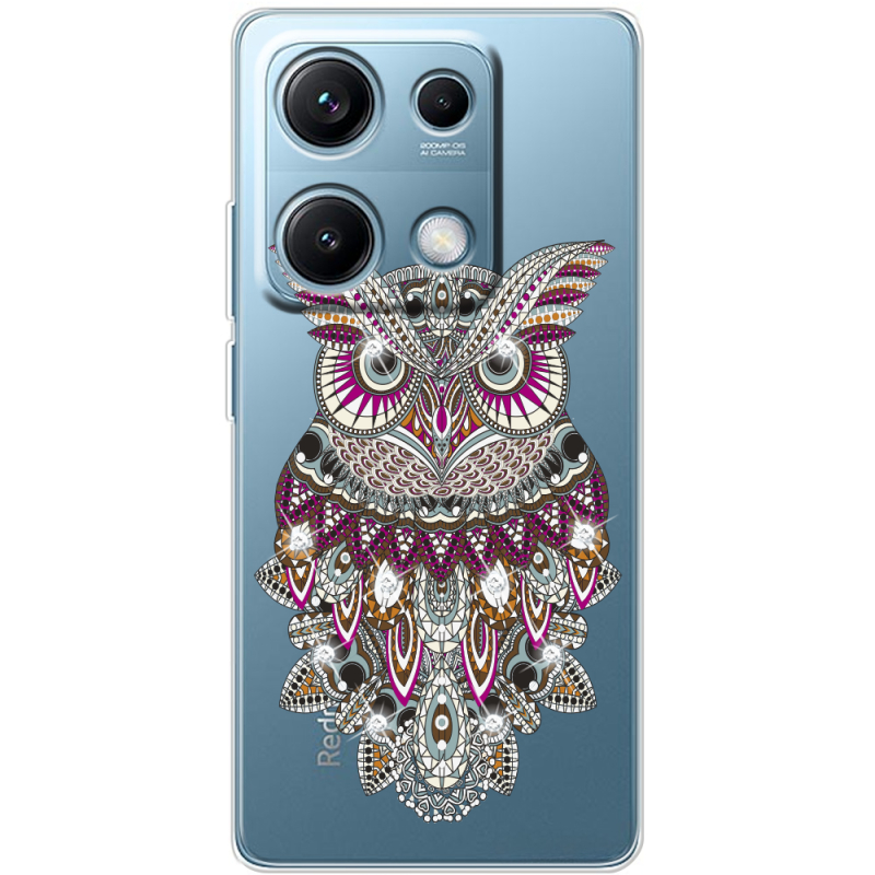 Чохол зі стразами Xiaomi Redmi Note 14S Owl