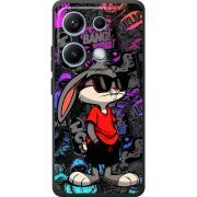 Чорний чохол BoxFace Xiaomi Redmi Note 14S Малий вухань