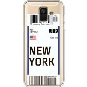 Прозрачный чехол Uprint Samsung A600 Galaxy A6 2018 Ticket New York