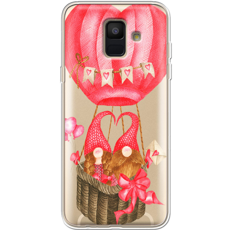 Прозрачный чехол Uprint Samsung A600 Galaxy A6 2018 Valentine Dwarfs