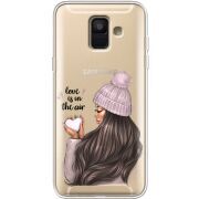 Прозрачный чехол Uprint Samsung A600 Galaxy A6 2018 love is in the air