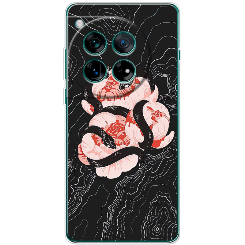 Чохол BoxFace OnePlus 12 Snake Rose