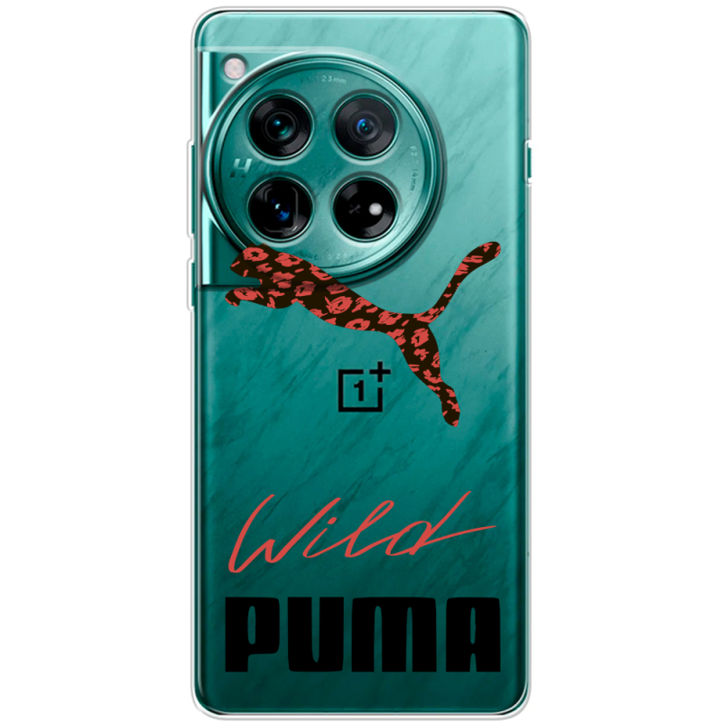 Прозорий чохол BoxFace OnePlus 12 Wild Cat
