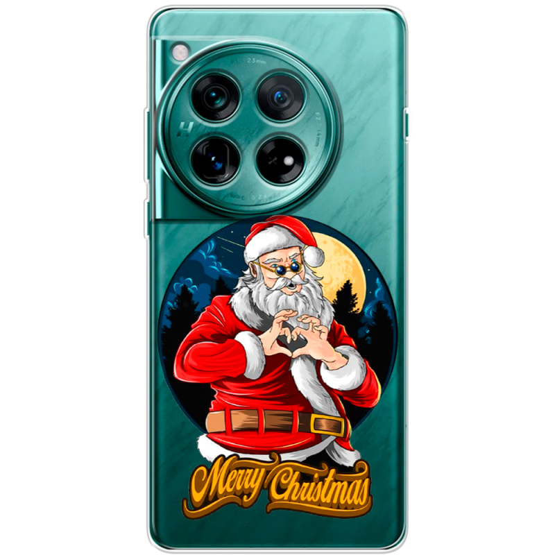 Прозорий чохол BoxFace OnePlus 12 Cool Santa