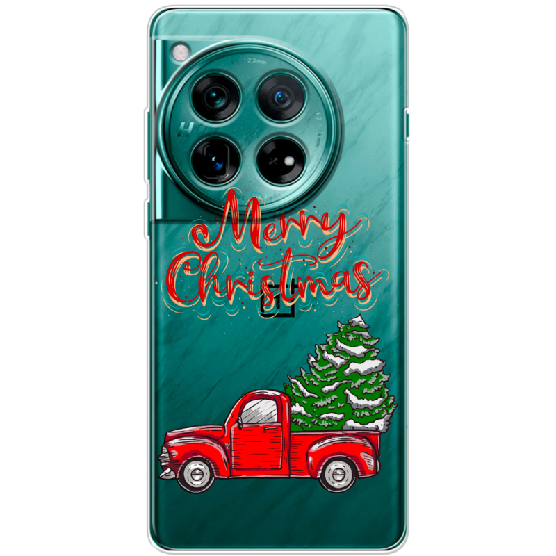 Прозорий чохол BoxFace OnePlus 12 Holiday Car