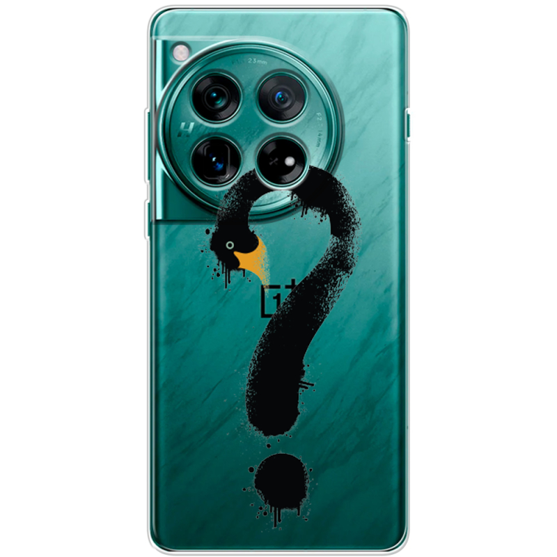 Прозорий чохол BoxFace OnePlus 12 Swan question