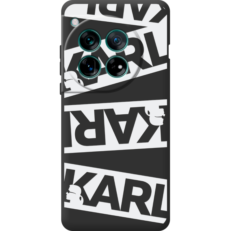 Чорний чохол BoxFace OnePlus 12 White Karl