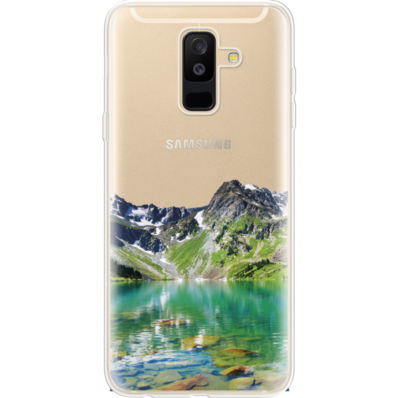 Прозрачный чехол Uprint Samsung A605 Galaxy A6 Plus 2018 Green Mountain