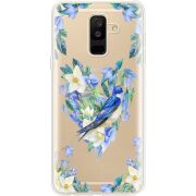 Прозрачный чехол Uprint Samsung A605 Galaxy A6 Plus 2018 Spring Bird
