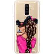 Прозрачный чехол Uprint Samsung A605 Galaxy A6 Plus 2018 Mouse Mommy