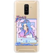 Прозрачный чехол Uprint Samsung A605 Galaxy A6 Plus 2018 The Sakuras Will Cry For You