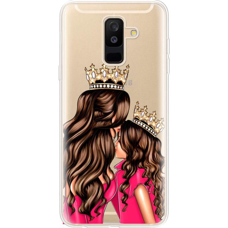 Прозрачный чехол Uprint Samsung A605 Galaxy A6 Plus 2018 Queen and Princess