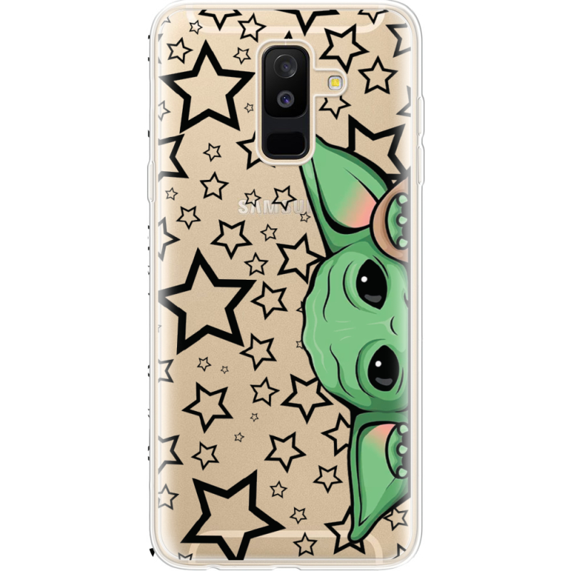 Прозрачный чехол Uprint Samsung A605 Galaxy A6 Plus 2018 Baby Yoda