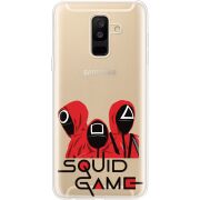 Прозрачный чехол Uprint Samsung A605 Galaxy A6 Plus 2018 siquid game люди в красном