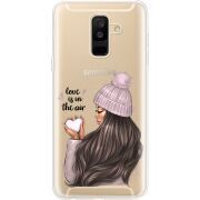 Прозрачный чехол Uprint Samsung A605 Galaxy A6 Plus 2018 love is in the air