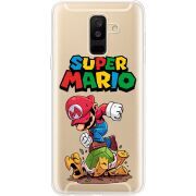 Прозрачный чехол Uprint Samsung A605 Galaxy A6 Plus 2018 Super Mario