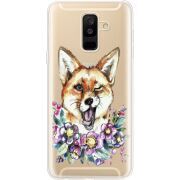 Прозрачный чехол Uprint Samsung A605 Galaxy A6 Plus 2018 Winking Fox