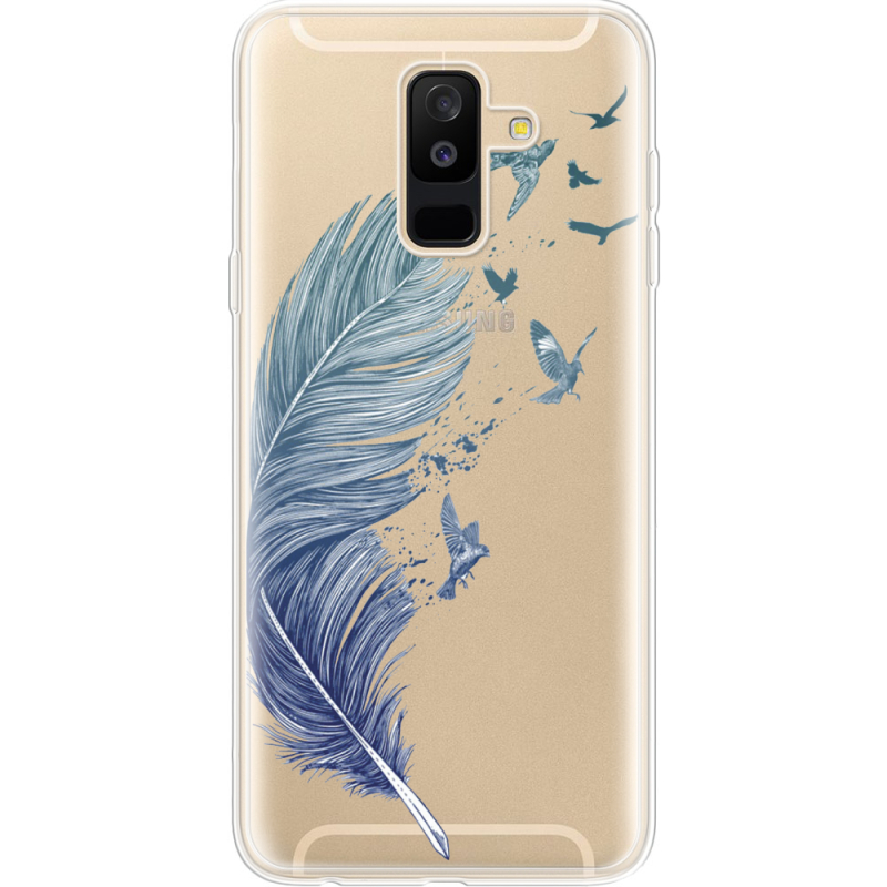 Прозрачный чехол Uprint Samsung A605 Galaxy A6 Plus 2018 Feather
