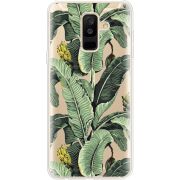 Прозрачный чехол Uprint Samsung A605 Galaxy A6 Plus 2018 Banana Leaves