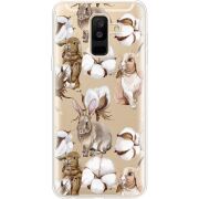 Прозрачный чехол Uprint Samsung A605 Galaxy A6 Plus 2018 Cotton and Rabbits